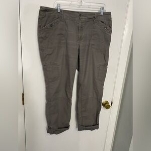 Eddie Bauer 100% Cotton Sz 16 Convertible Adventure Trouser